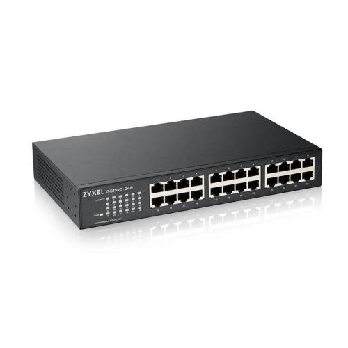 ZYXEL GS1100-24E V3 24-PORT GIGABIT UNMANAGED SWITCH MOD. GS1100-24E-EU0103F EAN 4718937614127