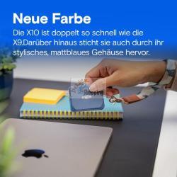 CRUCIAL X10 4TB PORTATILE SSD USB 3.2 TIPO C MOD. CT4000X10SSD9 EAN 0649528941985