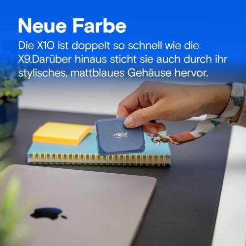 CRUCIAL X10 4TB PORTATILE SSD USB 3.2 TIPO C MOD. CT4000X10SSD9 EAN 0649528941985