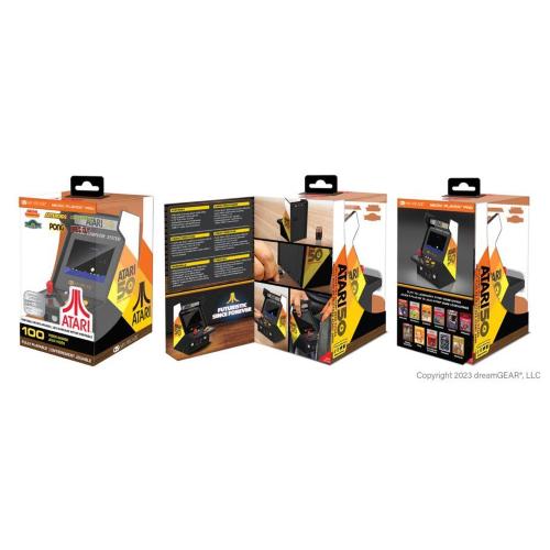 DREAMGEAR MY ARCADE MICRO PRO 6.7 ATARI 100 IN 1 MOD. DGUNL-7013 EAN 0845620070138
