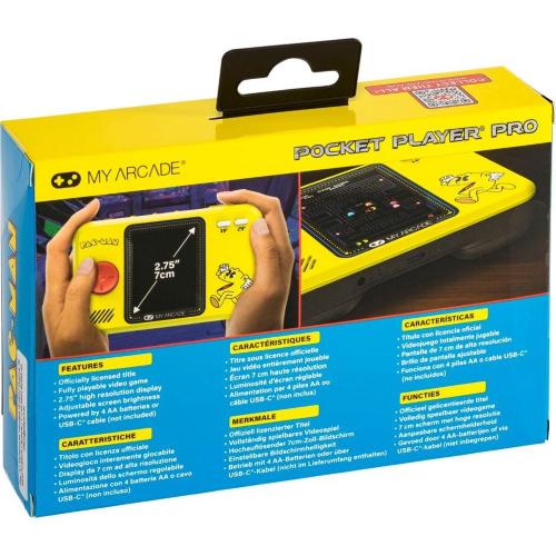 DREAMGEAR MY ARCADE POCKET PLAYER PRO PAC-MAN MOD. DGUNL-4198 EAN 0845620041985