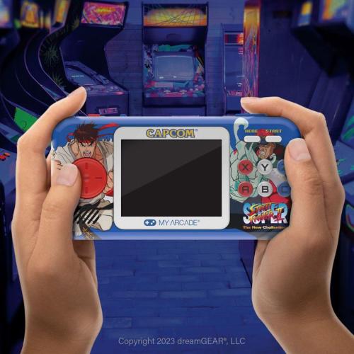 DREAMGEAR MY ARCADE POCKET PLAYER PRO SUPER STREET FIGHTER MOD. DGUNL-4187 EAN 0845620041879