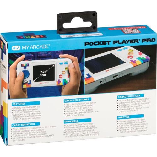 DREAMGEAR MY ARCADE POCKET PLAYER PRO TETRIS MOD. DGUNL-7028 EAN 0845620070282