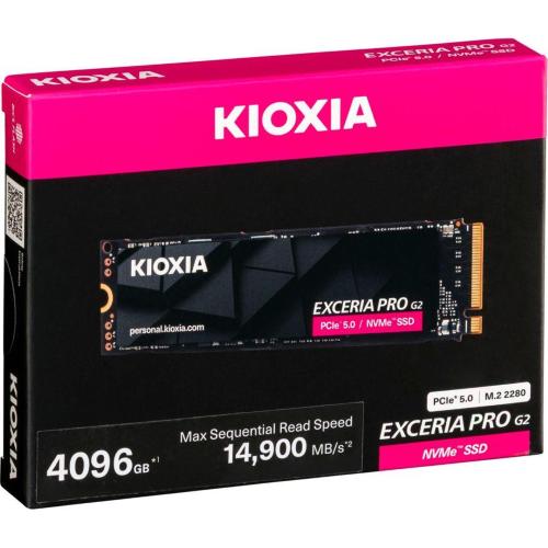 KIOXIA EXCERIA PRO G2 4TB M.2 2280 PCIE 5.0 LVE10Z4T09G8 MOD. LVE10Z4T09G8 EAN 4582761160309