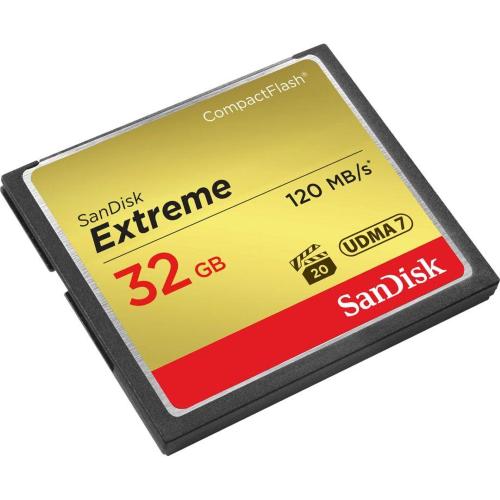 SANDISK EXTREME CF 32GB 120MB/S UDMA7 SDCFXSB-032G-G46 MOD. SDCFXSB-032G-G46 EAN 0619659123680