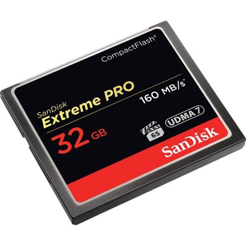 SANDISK EXTREME PRO CF 32GB 160MB/S SDCFXPS-032G-X46 MOD. SDCFXPS-032G-X46 EAN 0619659102432