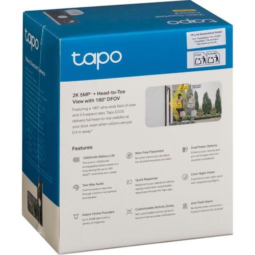 TAPO D235 TELECAMERA MOD. 5082380EV719935 EAN 8885021371351