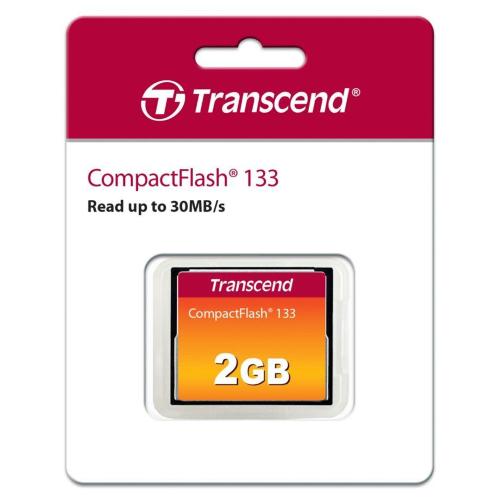 TRANSCEND COMPACT FLASH 2GB 133X MOD. TS2GCF133 EAN 0760557810315