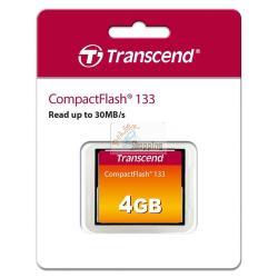 TRANSCEND COMPACT FLASH 4GB 133X MOD. TS4GCF133 EAN 0760557810308
