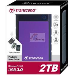 TRANSCEND STOREJET H3P 2TB 2,5 USB 3.0 MOD. TS2TSJ25H3P EAN 0760557827009