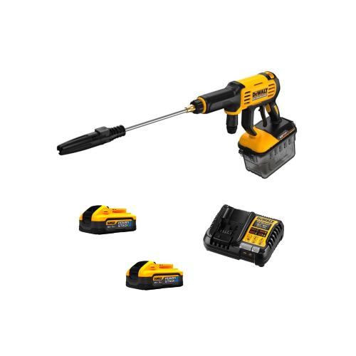 Idropulitrice DeWALT DCMPW1000H2-SK (2 x 5,0 Ah Powerstack + DCB1104)