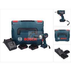 Bosch GDS18V-300 Avvitatore a percussione a batteria con 2 batterie da 4Ah 18V Li-Ion con valigetta L-BOXX 136