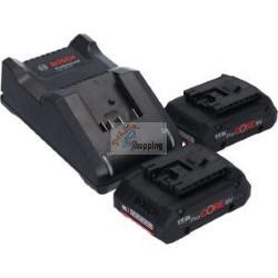 Bosch GDS18V-300 Avvitatore a percussione a batteria con 2 batterie da 4Ah 18V Li-Ion con valigetta L-BOXX 136