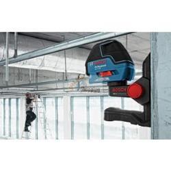 Laser a linea della Croce Rossa Bosch GLL3-50 + BM1 + L-Boxx