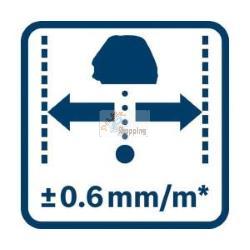 Laser a linea della Croce Rossa Bosch GLL3-50 + BM1 + L-Boxx