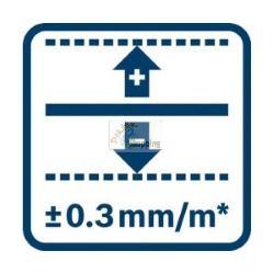 Laser a linea della Croce Rossa Bosch GLL3-50 + BM1 + L-Boxx