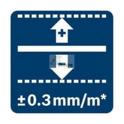 Laser a linea della Croce Rossa Bosch GLL3-50 + BM1 + L-Boxx