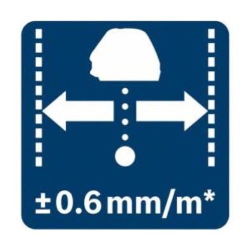 Laser a linea della Croce Rossa Bosch GLL3-50 + BM1 + L-Boxx