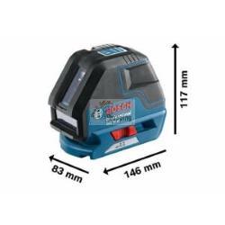 Laser a linea della Croce Rossa Bosch GLL3-50 + BM1 + L-Boxx