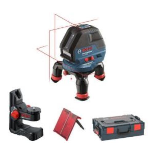 Laser a linea della Croce Rossa Bosch GLL3-50 + BM1 + L-Boxx