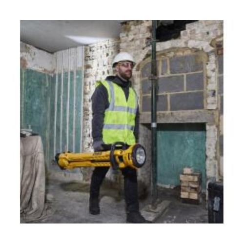 Lampada treppiede senza fili DeWalt DCL079-XJ solo corpo macchina 18V agli ioni di litio