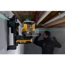 DeWalt DCLE34031D1-QW Laser a linee incrociate verde con 1 batterie da 2Ah 18V Li-Ion con custodia