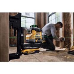 DeWalt DCLE34031D1-QW Laser a linee incrociate verde con 1 batterie da 2Ah 18V Li-Ion con custodia