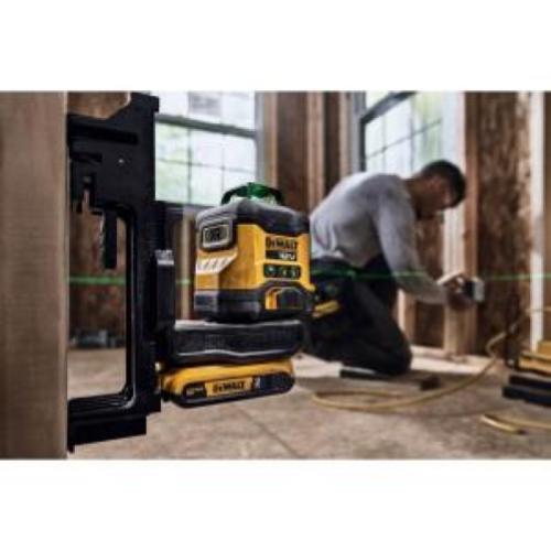 DeWalt DCLE34031D1-QW Laser a linee incrociate verde con 1 batterie da 2Ah 18V Li-Ion con custodia