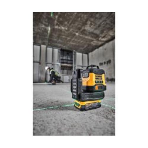 DeWalt DCLE34031D1-QW Laser a linee incrociate verde con 1 batterie da 2Ah 18V Li-Ion con custodia