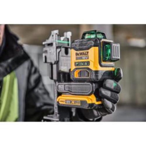 DeWalt DCLE34031D1-QW Laser a linee incrociate verde con 1 batterie da 2Ah 18V Li-Ion con custodia