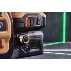 DeWalt DCE089D1G18-QW Laser rotante verde 10 m con 1 batterie da 2Ah 18V Li-Ion con custodia TSTAK