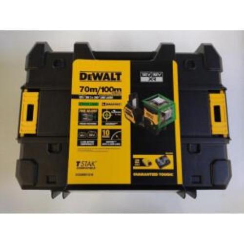 DeWalt DCE089D1G18-QW Laser rotante verde 10 m con 1 batterie da 2Ah 18V Li-Ion con custodia TSTAK