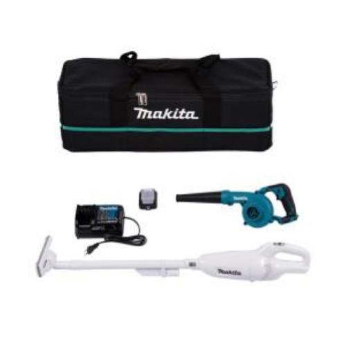 Kit combinato cordless Makita CLX245SAX1 con 1 batterie da 2Ah 12V agli ioni di litio
