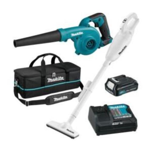 Kit combinato cordless Makita CLX245SAX1 con 1 batterie da 2Ah 12V agli ioni di litio