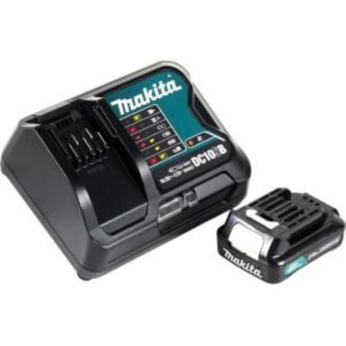 Kit combinato cordless Makita CLX245SAX1 con 1 batterie da 2Ah 12V agli ioni di litio
