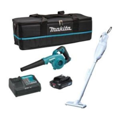 Kit combinato cordless Makita CLX245SAX1 con 1 batterie da 2Ah 12V agli ioni di litio