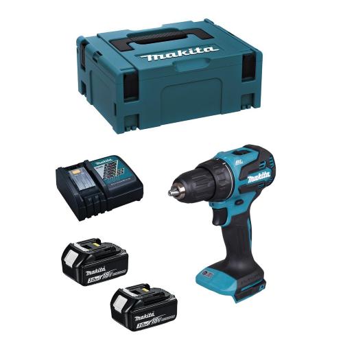 Trapano Avvitatore MAKITA DDF490RFJ (2 x 3,0 Ah + DC18RC + MAKPAC 2)