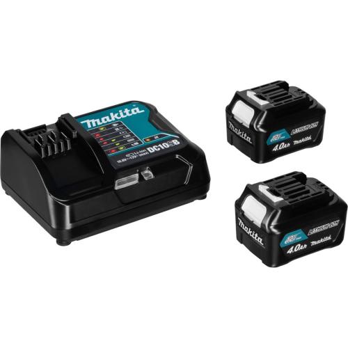 Makita Energy Set 197641-2 con 2 batterie BL1041B e caricatore DC10SB