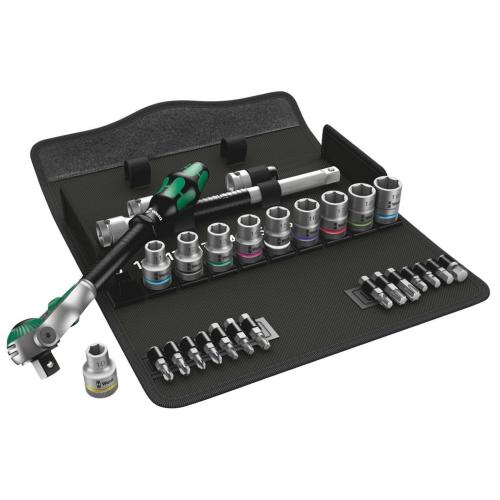Wera 8100 SC 6 Zyklop Speed Kit con Cricchetto 1/2