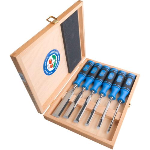 Kirschen 1108 HK Set Scalpelli 6 Pezzi in Cassetta di Legno