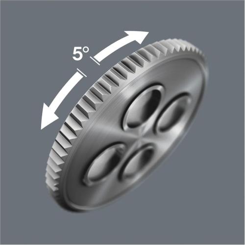 Wera 8100 SC 6 Zyklop Speed Kit con Cricchetto 1/2