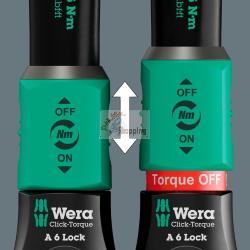 Wera Click-Torque Lock A6 Chiave Dinamometrica Regolabile