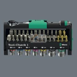 Wera Tool-Check 1 Set Cricchetto e Inserti