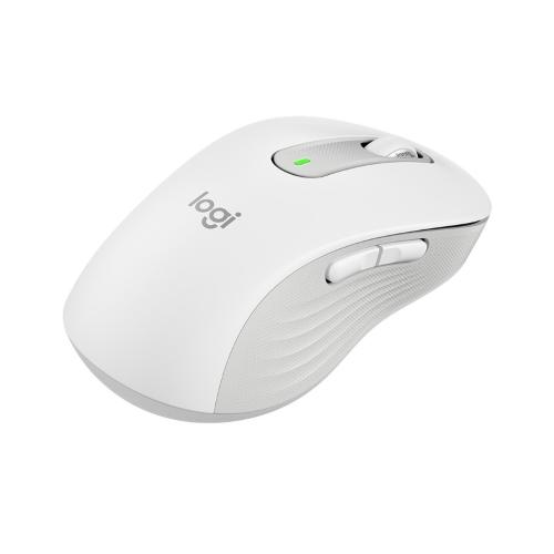 Logitech Signature M650 L Mouse Wireless Mancino Bianco