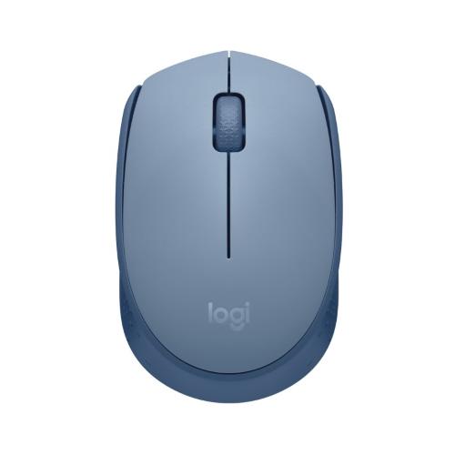 Logitech M171 Mouse Wireless Blu Grigio
