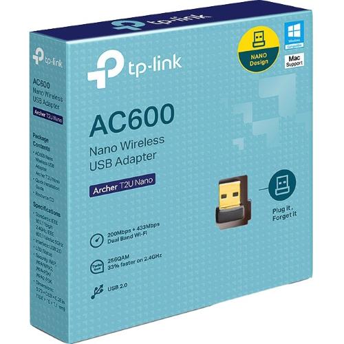 TP-Link Archer T2U Nano Adattatore USB Wi-Fi AC600