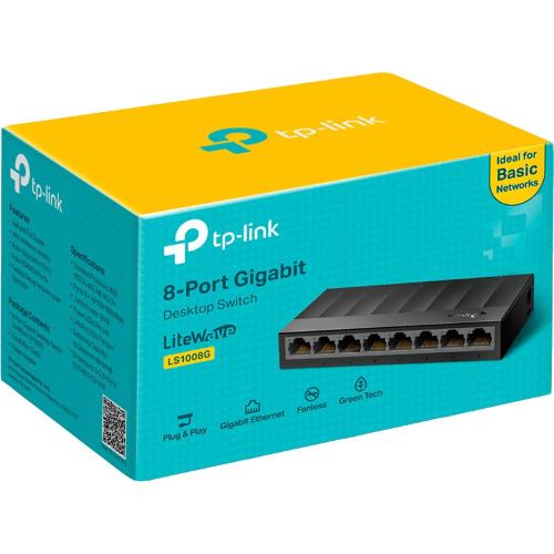 TP-Link LS1008G Switch Desktop Gigabit 8 Porte