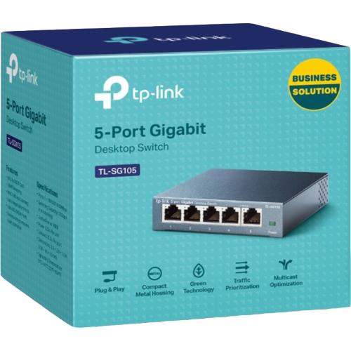 TP-Link TL-SG105 Switch Gigabit Desktop 5 Porte