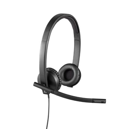 Logitech H570e Stereo Cuffie con Microfono USB-A