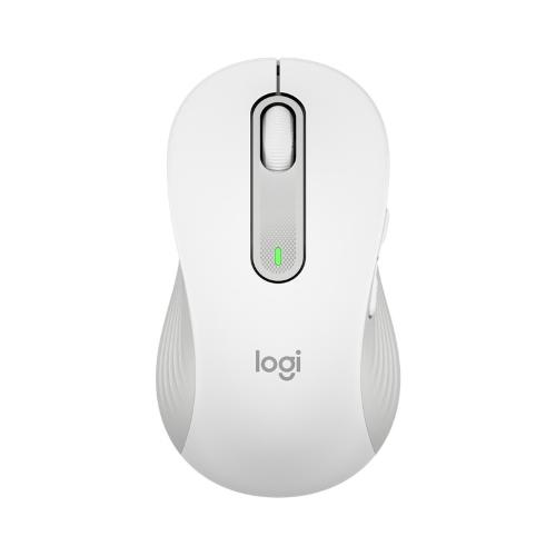 Logitech Signature M650 L Mouse Wireless Mancino Bianco